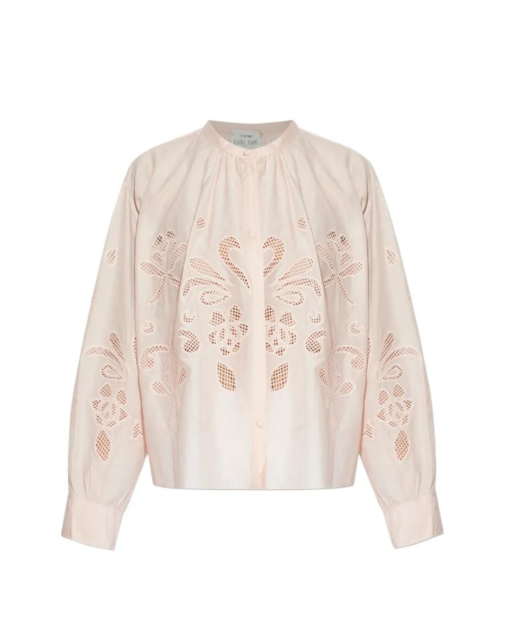 Forte_forte White Embroidered Blouse