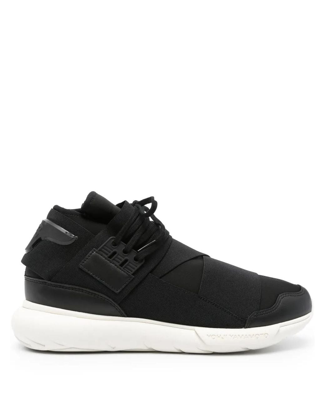 Y-3 Black And Off Qasa Sneakers