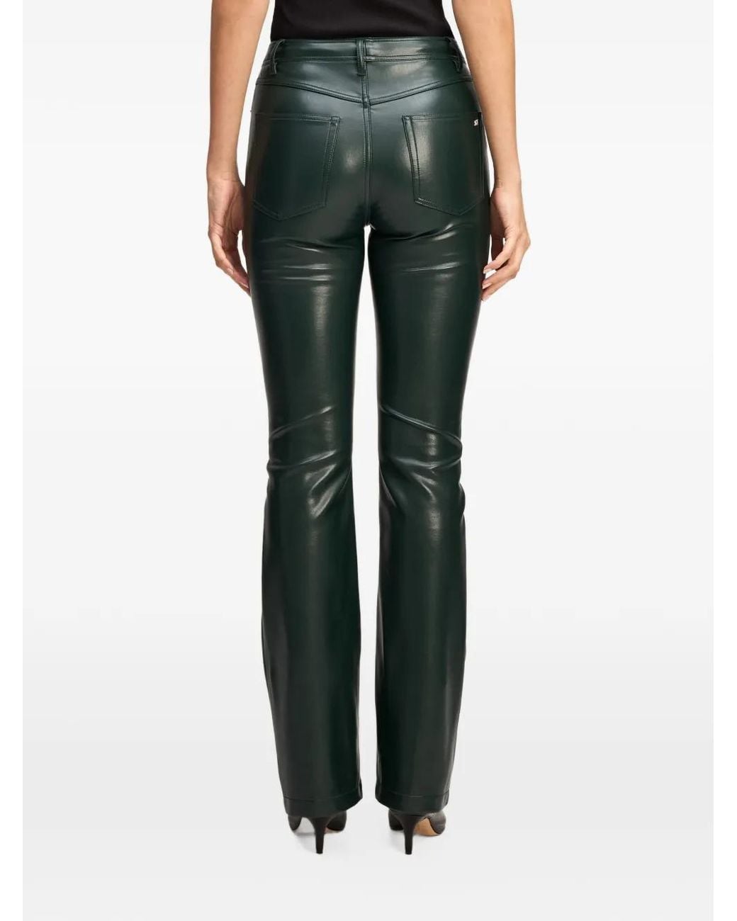 Cinq À Sept Green Stevie High-Waist Trousers
