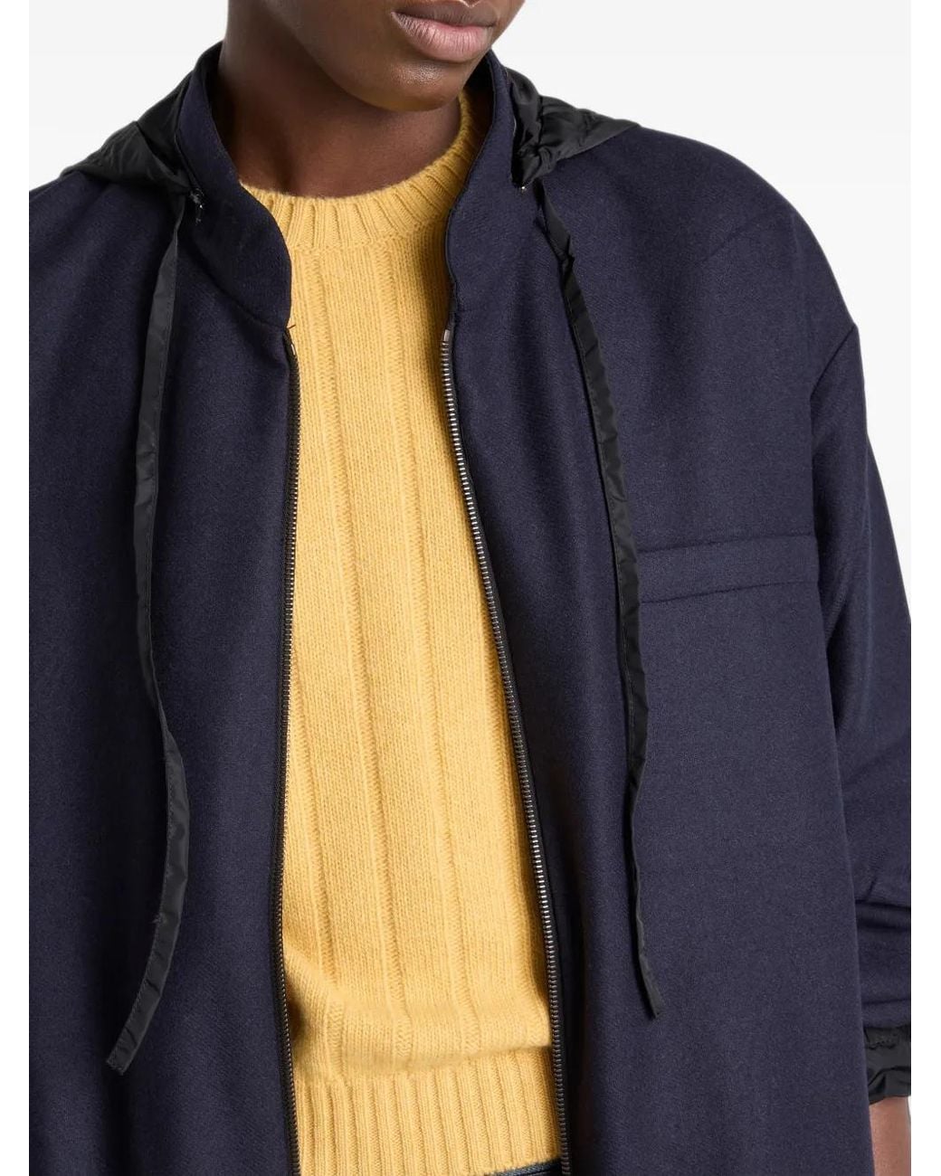 Prada Re-Wollen Blouse in het Blue