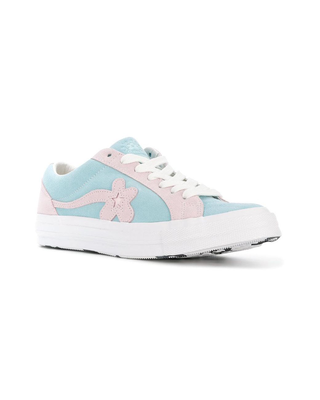 golf le fleur converse blue high tops