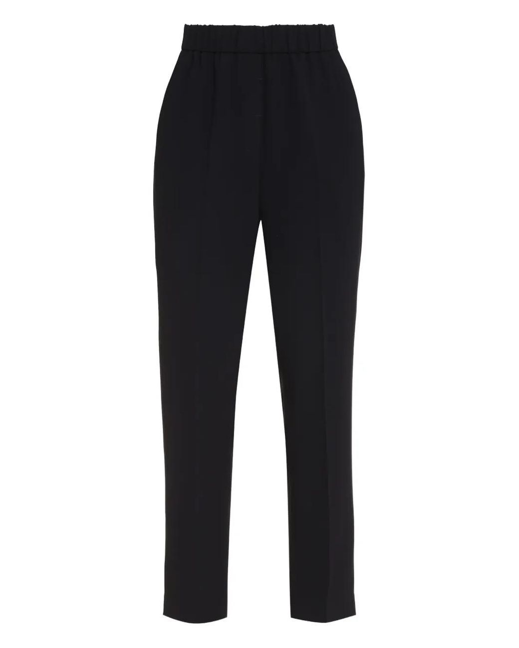 Peserico Blue Elastic-Waist Trousers