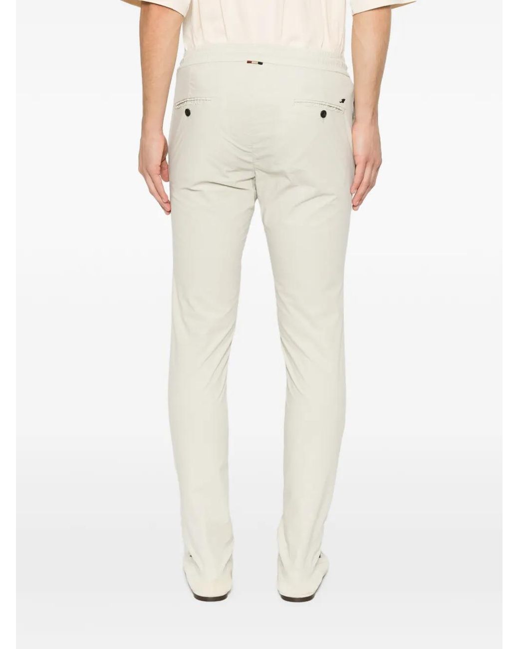 Mason's White Pantalon New York Sxak À Taille Élastiquée for men