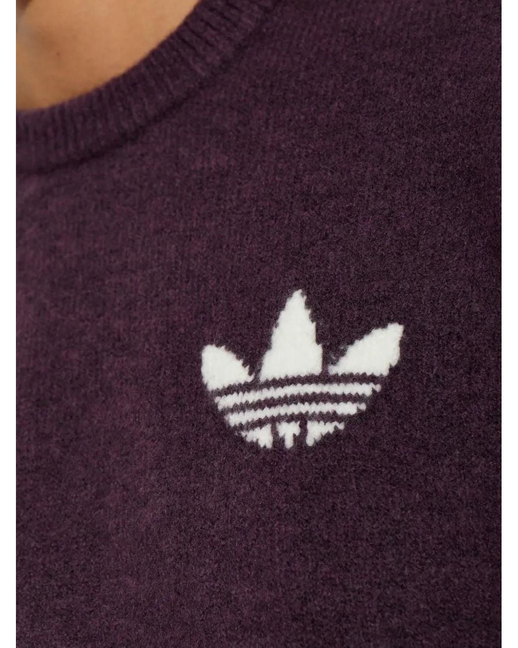 Pull À Logo Brodé Ess Adidas en coloris Purple