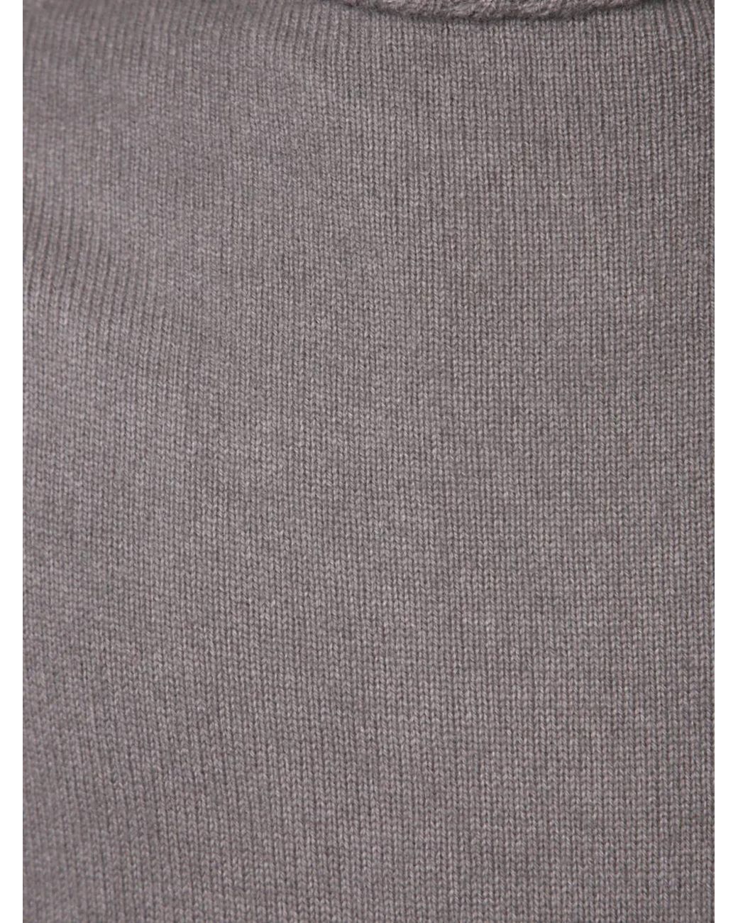 Dell'Oglio Gray Mastic Sweater for men
