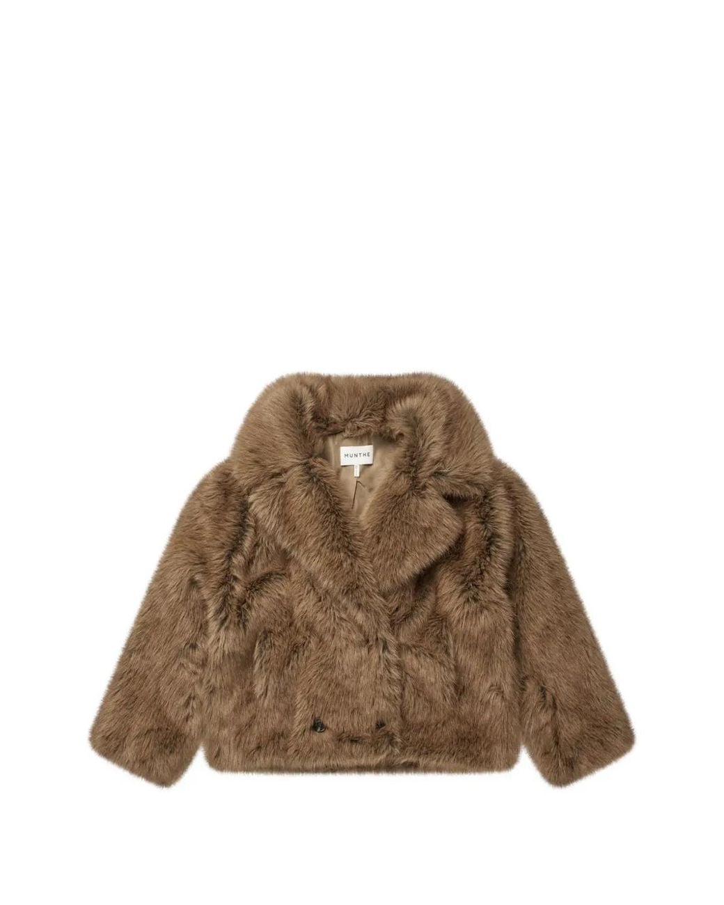 Munthe Brown Vestine Faux-Fur Coat