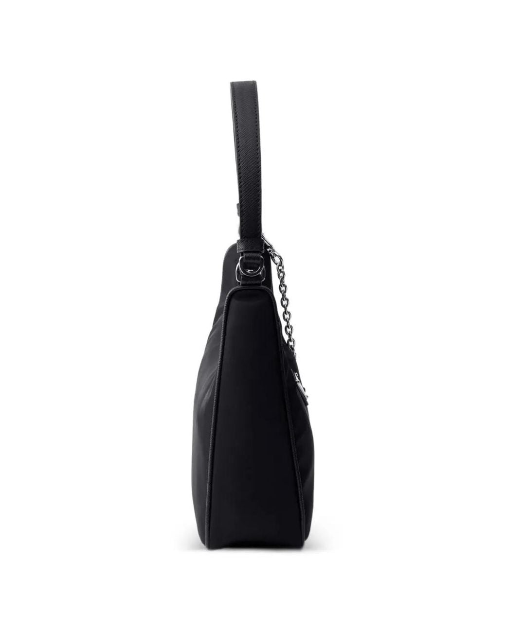 Prada Black Re-Edition 2005 Re-Nylon And Saffiano Mini Bag