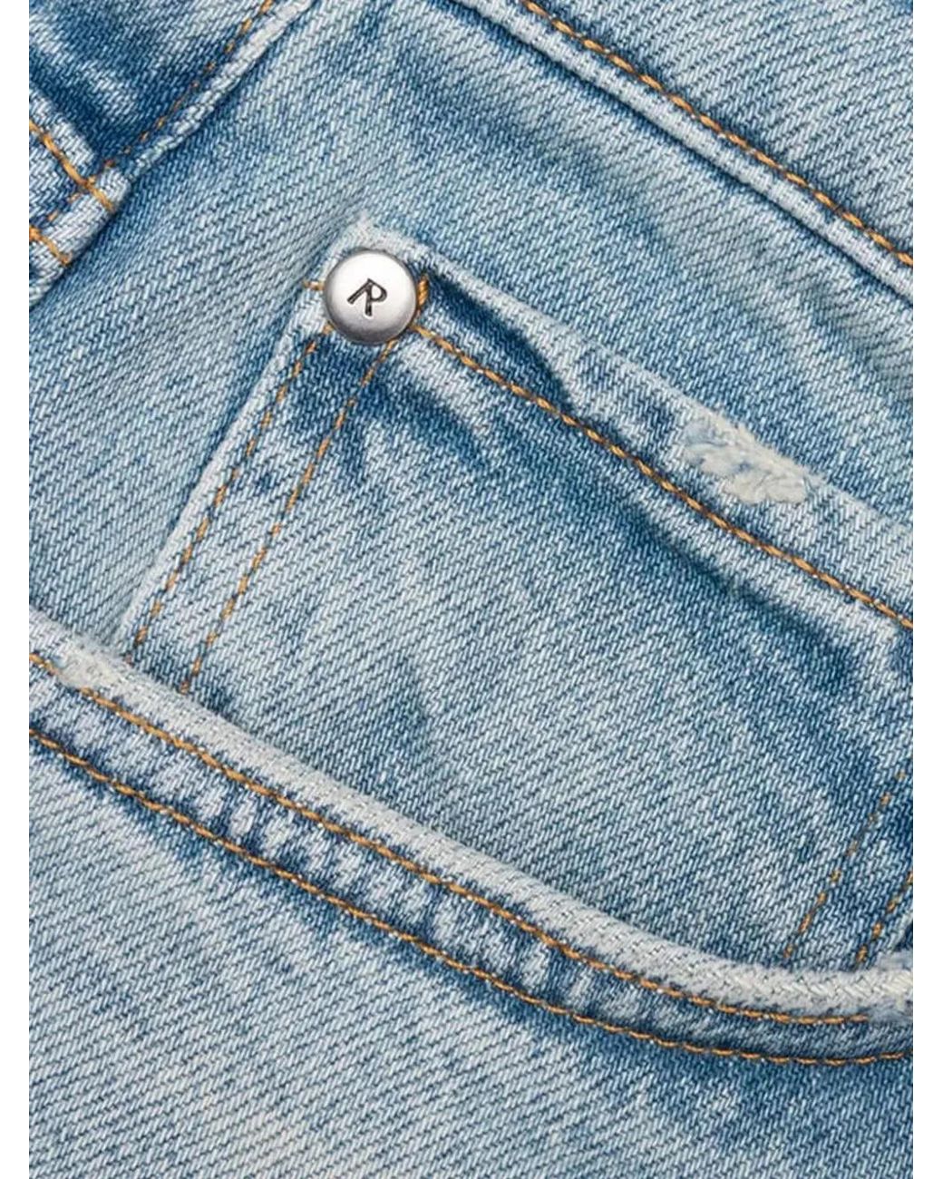 Represent Blue Kick Flare Bootcut Jeans for men