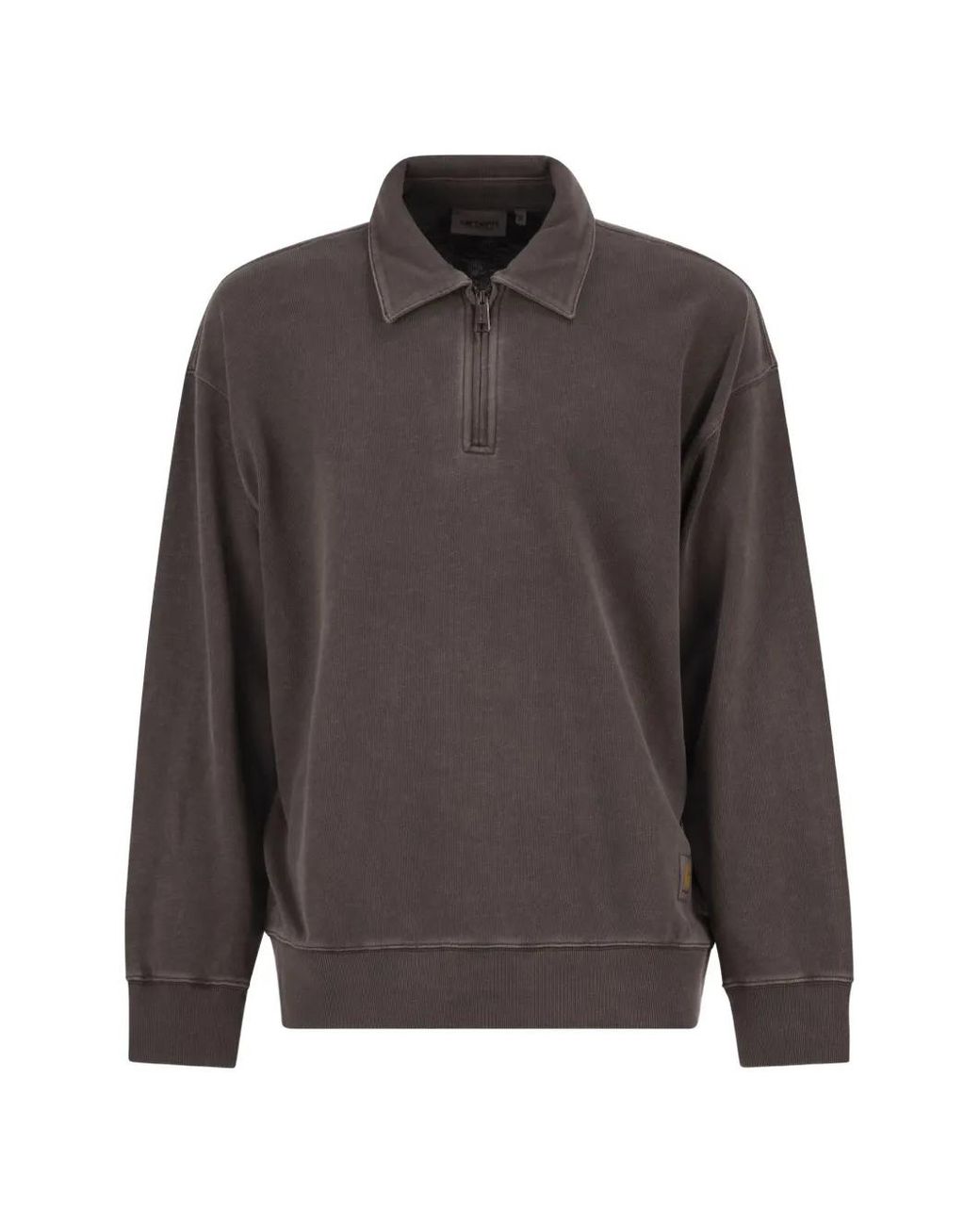 Carhartt Gray Harper Faded Half-Zip Sweater for men