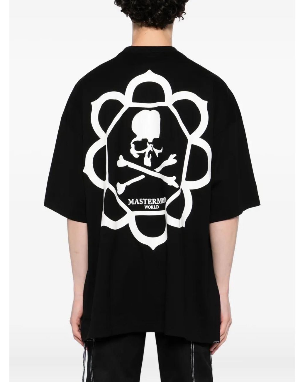 MASTERMIND WORLD Black T-Shirt À Imprimé Graphique for men
