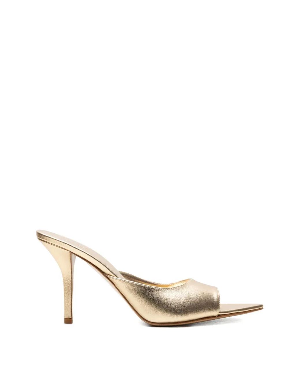 Gia Borghini Natural Pointed-Toe Sandals