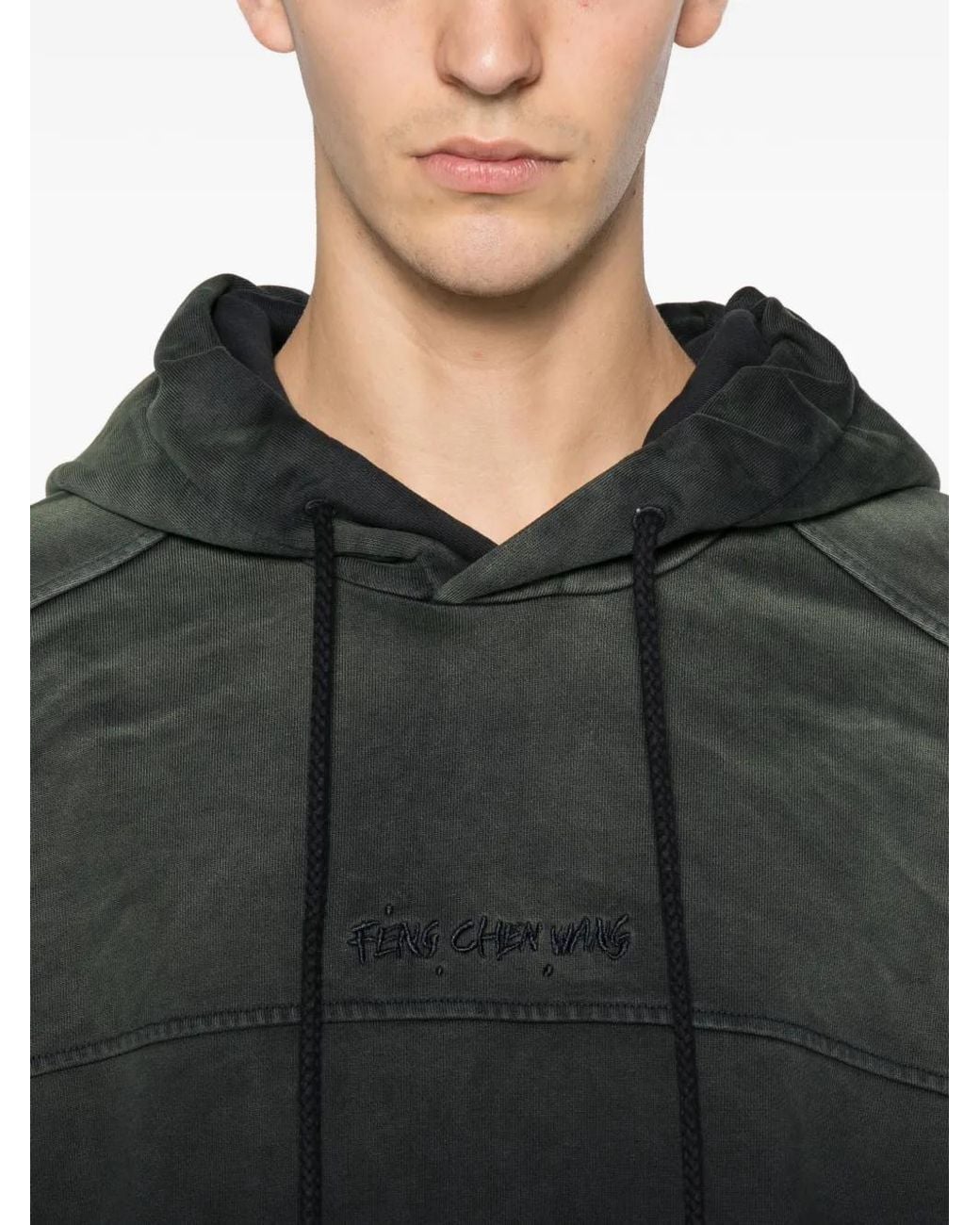 Feng Chen Wang Black Ombre Hoodie