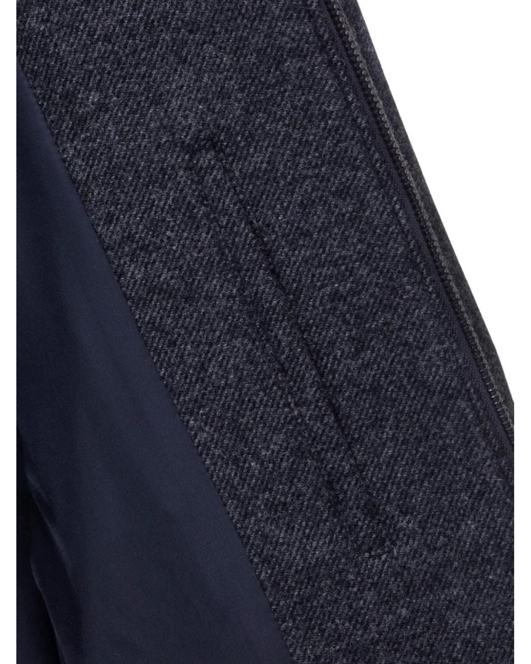 DUNST Blue Zip-Up Long-Sleeve Bomber Jacket