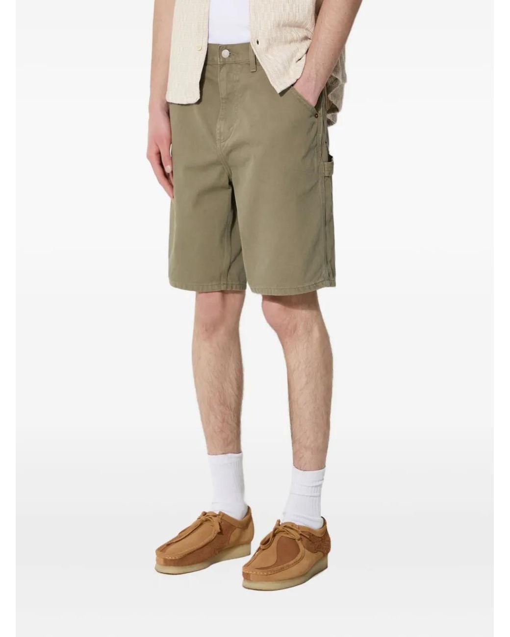 Thisisneverthat Natural Pocket Denim Shorts for men