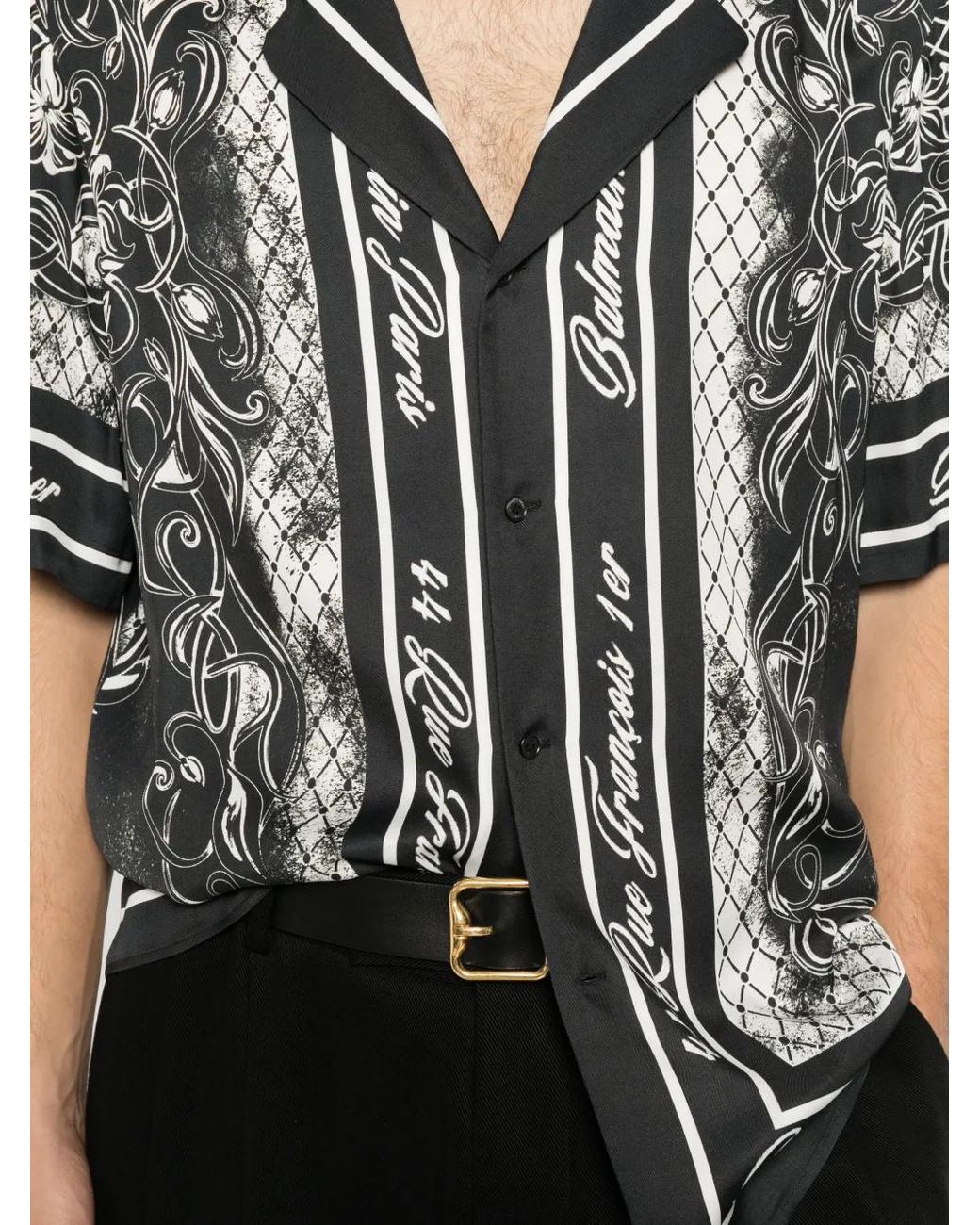 Balmain Black Shirt for men