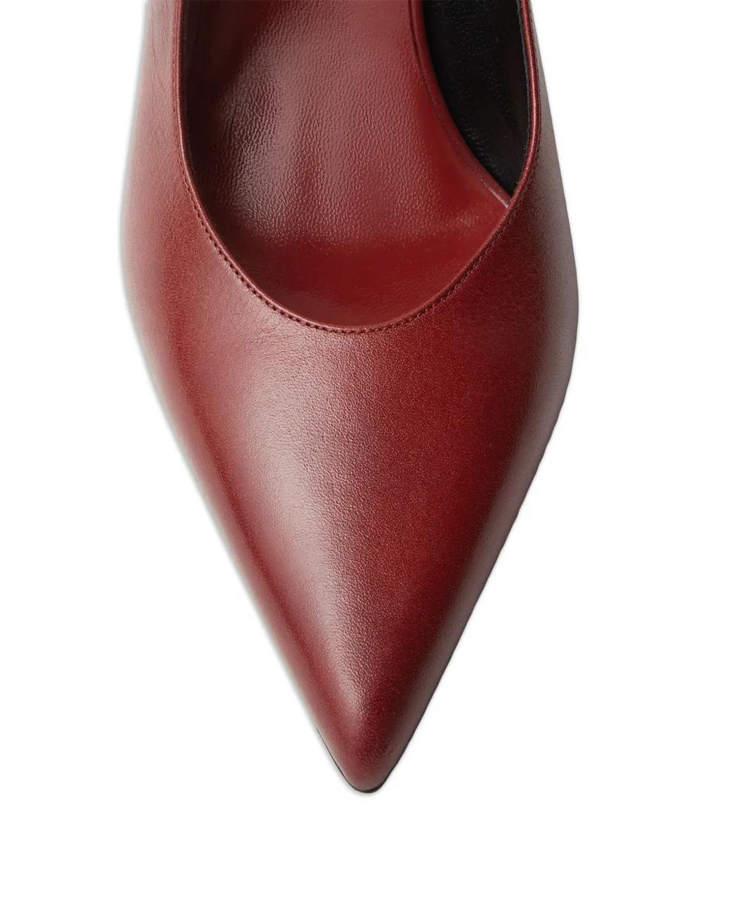 Versace Red Nyx Leather Slingbacks 80 Mm