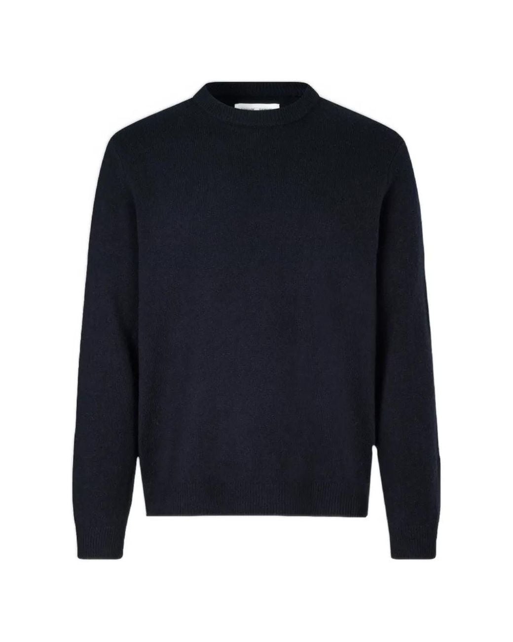 Samsøe & Samsøe Blue Isak Crew-Neck Sweater for men
