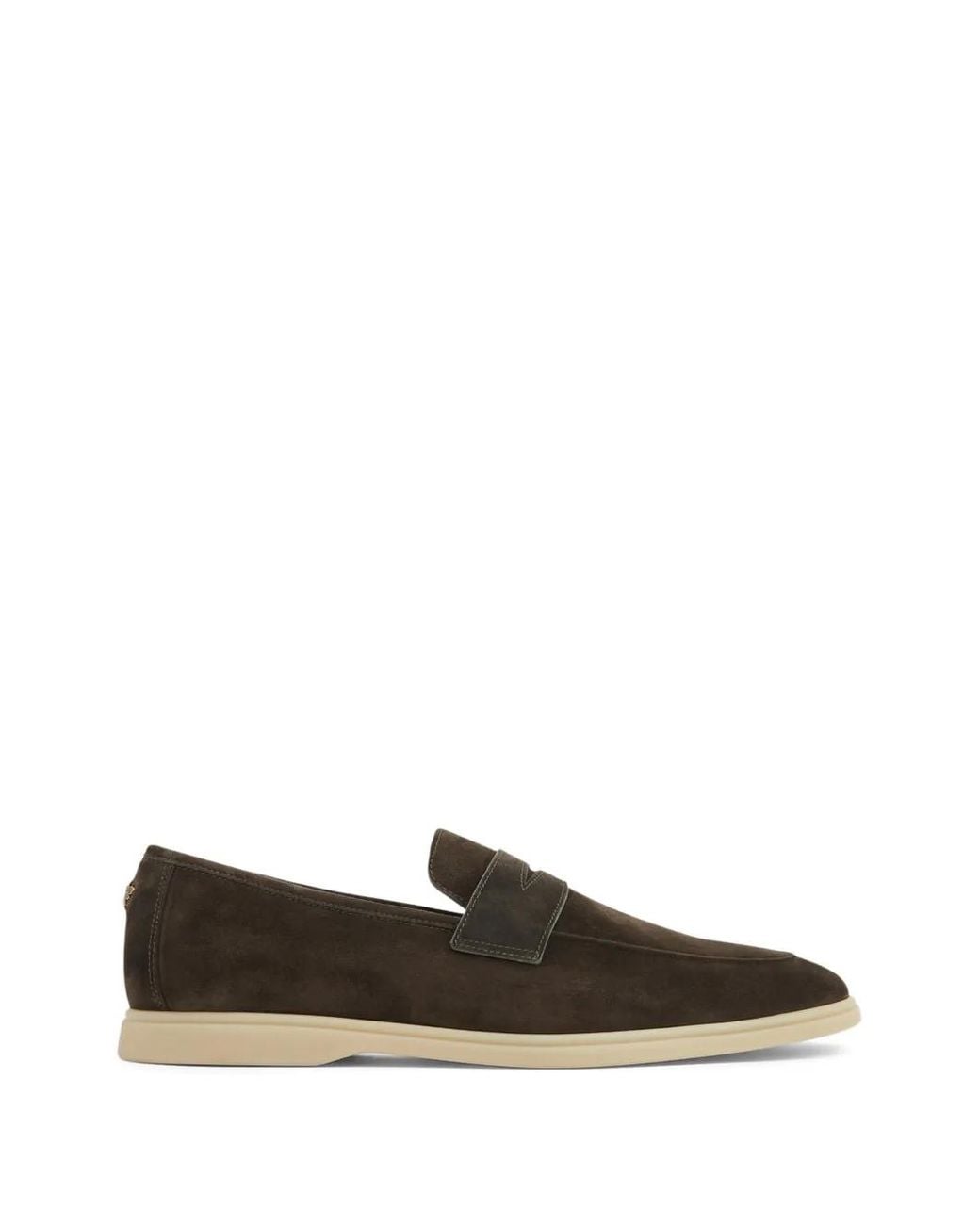 Bougeotte Brown Mocassins Loisir Gomme En Daim for men