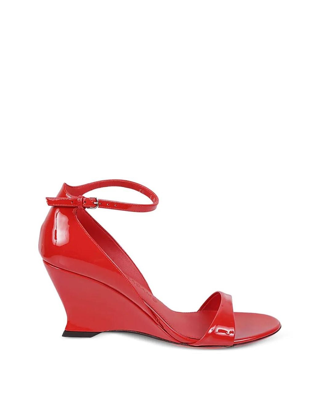 Ferragamo Red Open-Toe Sandals