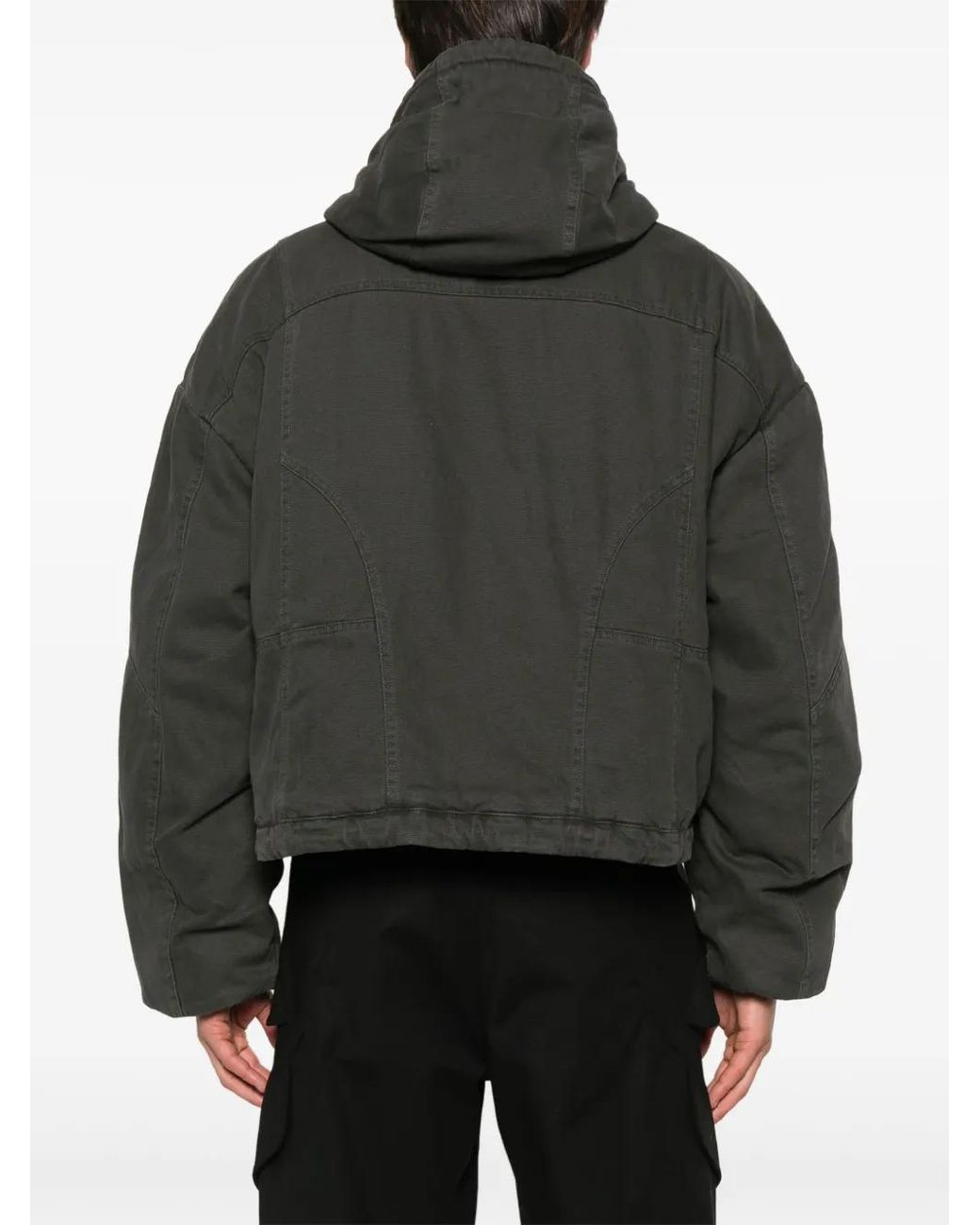 HELIOT EMIL Black Dux Worker Jacket for men