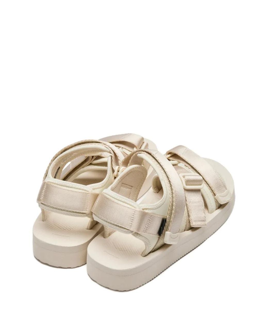 Suicoke White Kisee Touch-Strap Sandals