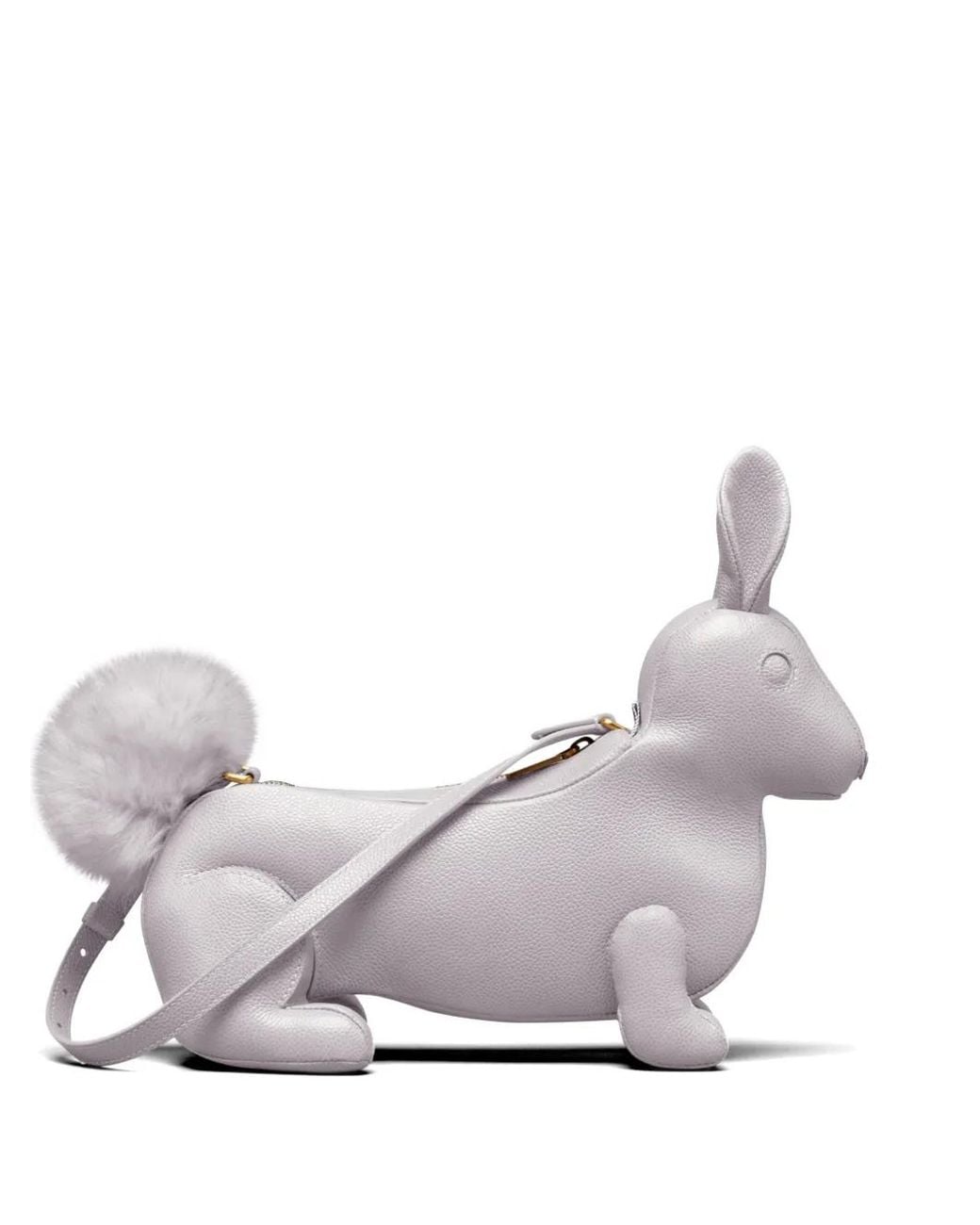 Thom Browne Gray Baby Rabbit Bag