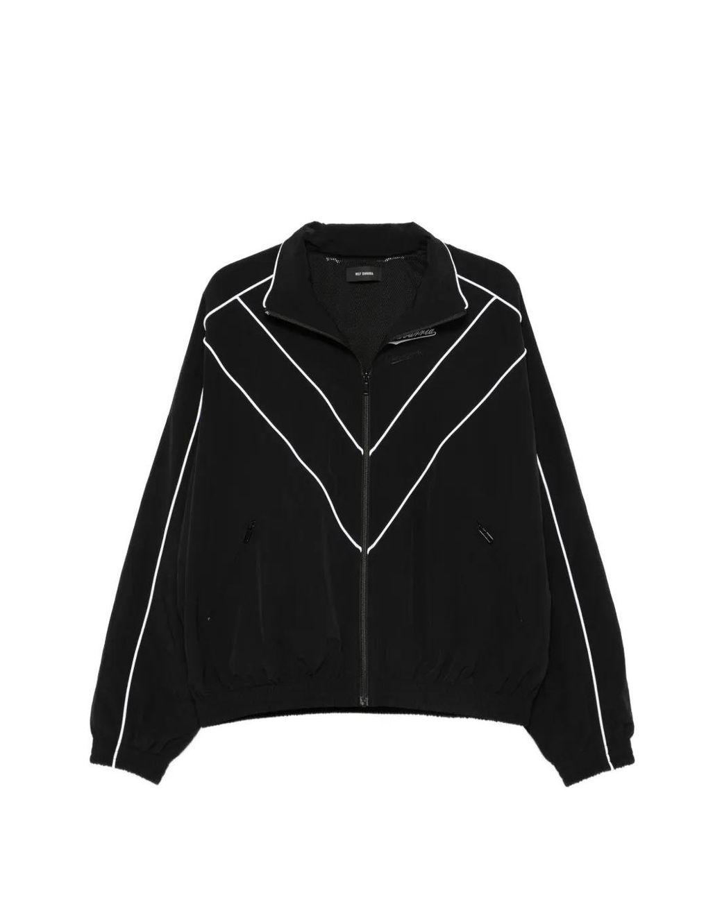 Willy Chavarria Black Bad Boy Piping Jacket for men