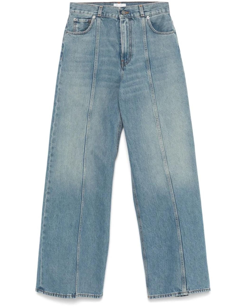 Haikure Blue Peace Wide-Leg Jeans