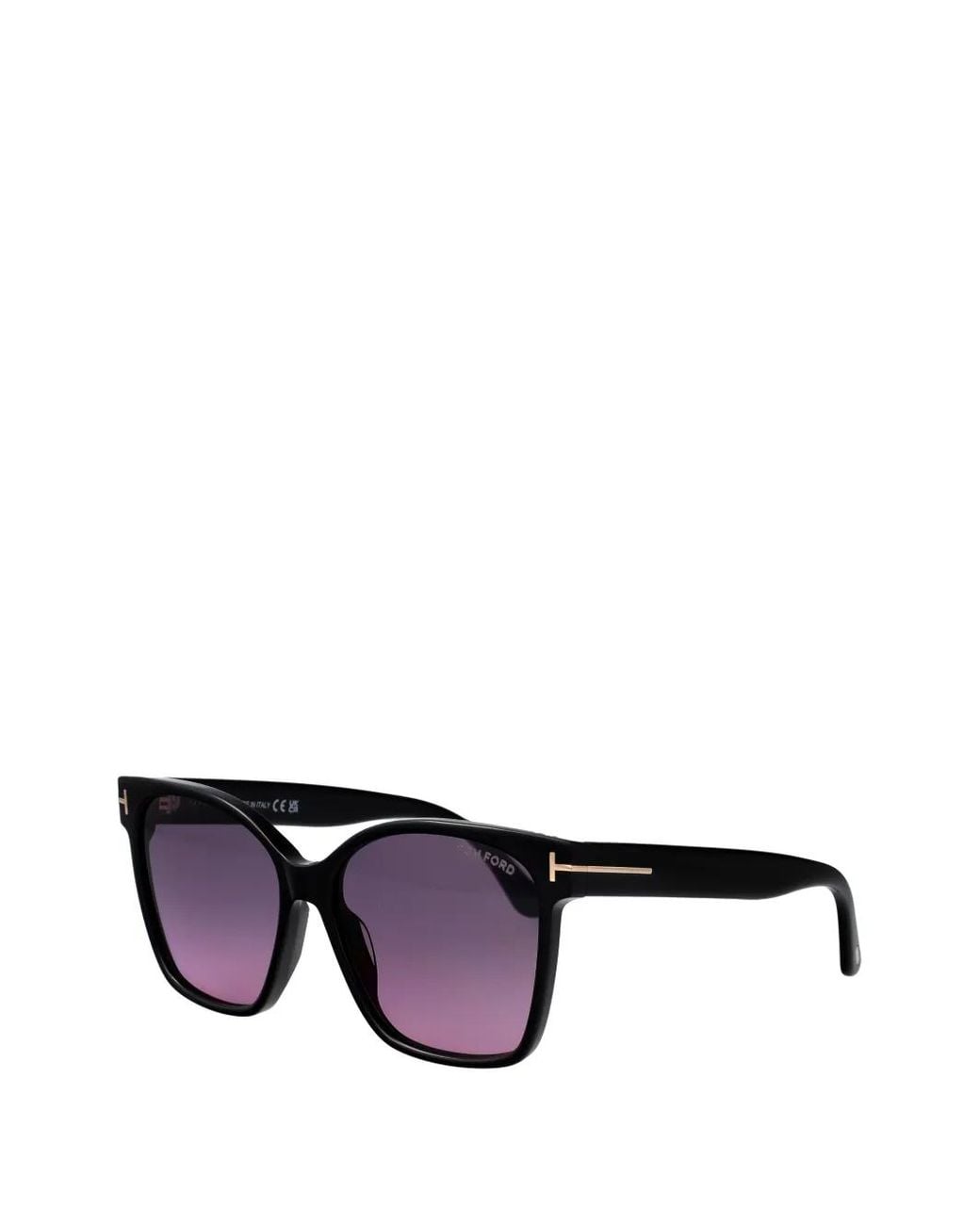 Tom Ford Purple Geometric-Frame Sunglasses