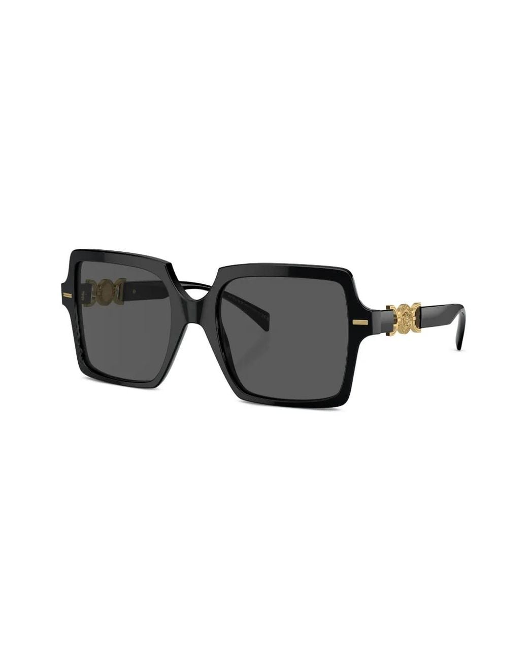Versace Black Medusa Biggie Square-Frame Sunglasses