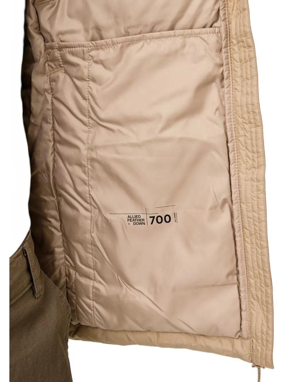 Jack Wolfskin Natural Wild Pass Down Quilted Hooded Jacket for men