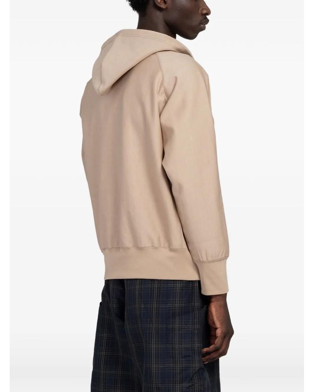 Comme des Garçons Natural Button-Pocket Hoodie for men