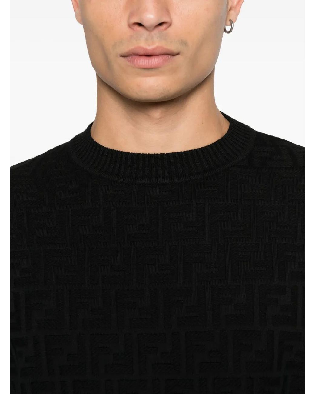 Fendi Black Sweater for men