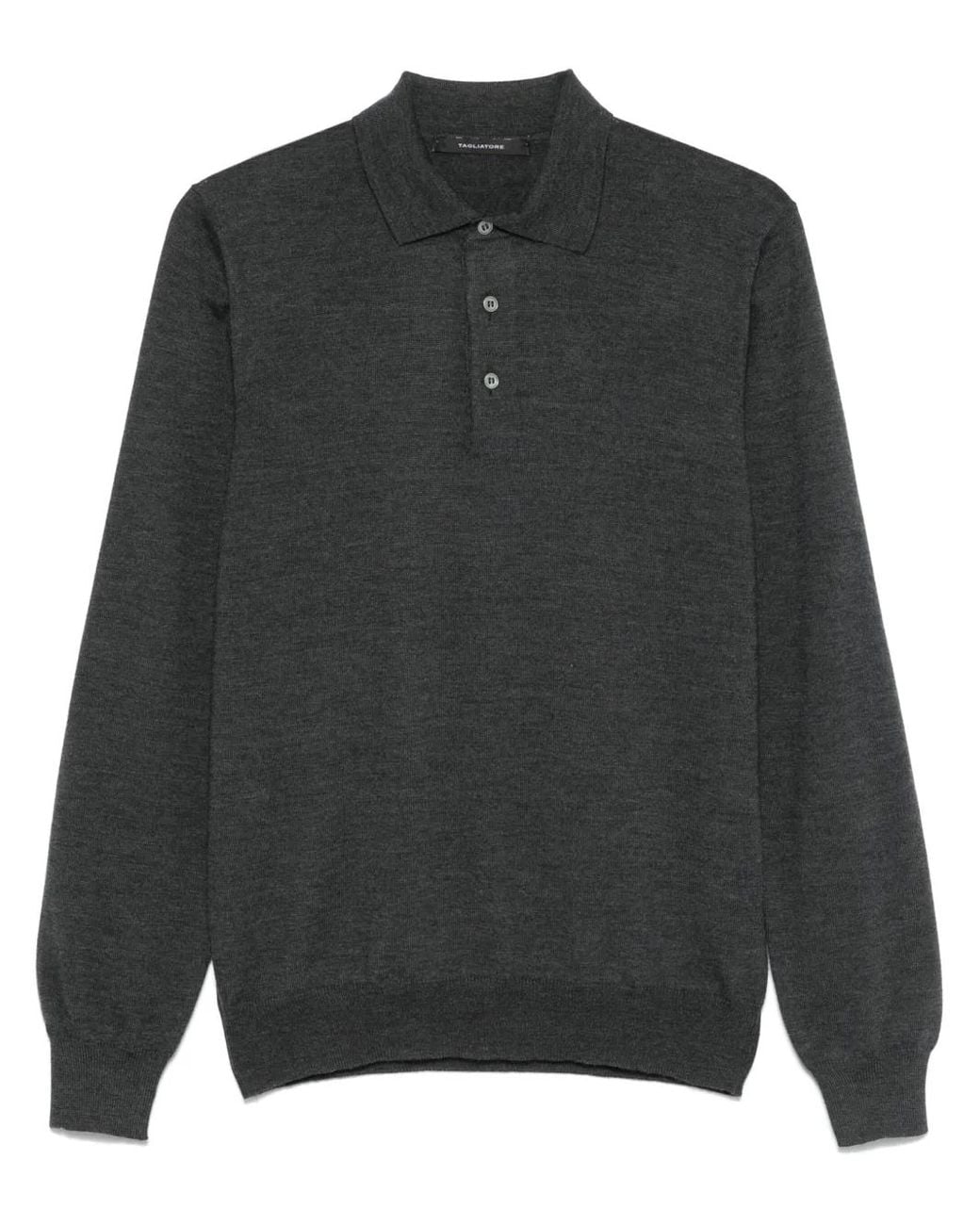 Tagliatore Gray Palmer Polo Shirt for men