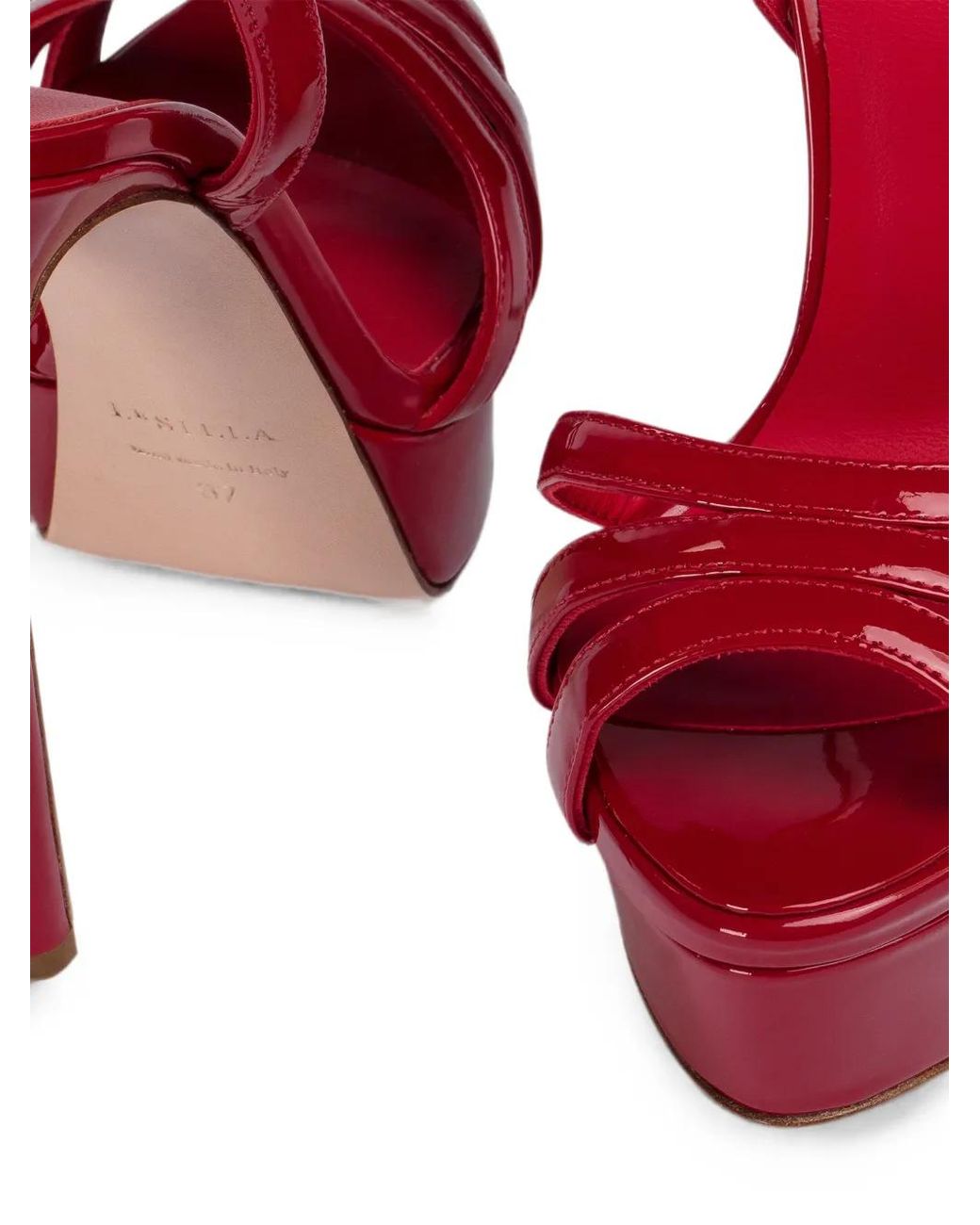 Le Silla Red Lola Sandals