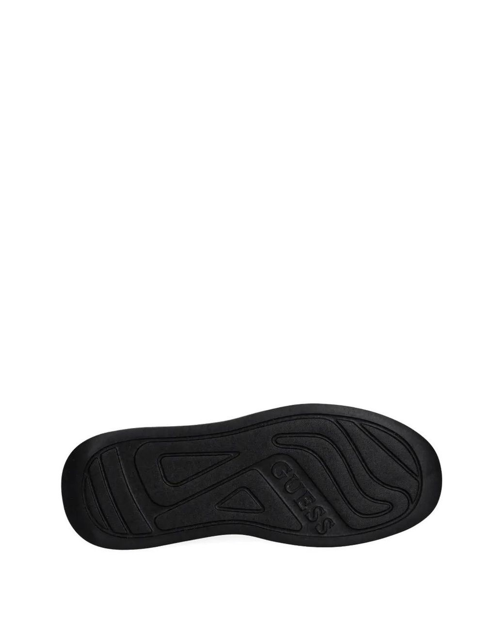 Guess White Logo-Patch Sneakers for men