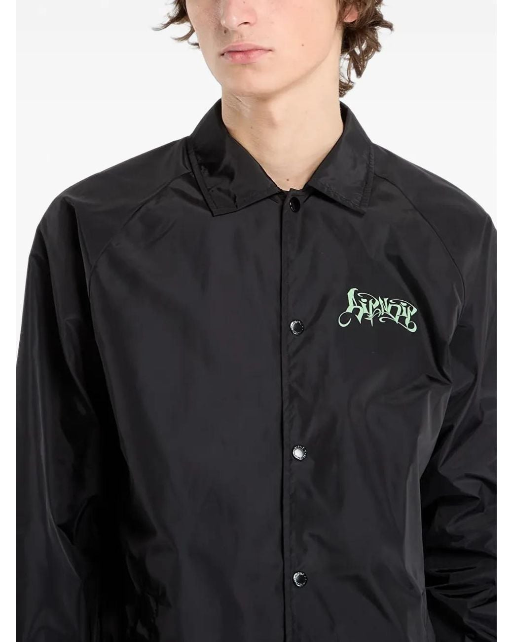 RIPNDIP Black Squabble Up Windbreaker for men