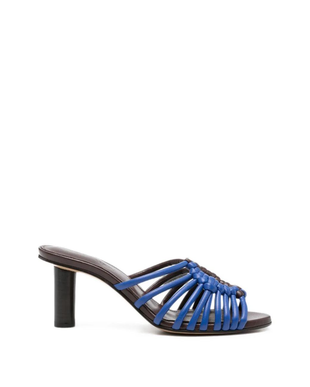 J.W. Anderson Blue Woven Heeled Leather Plot Sandals