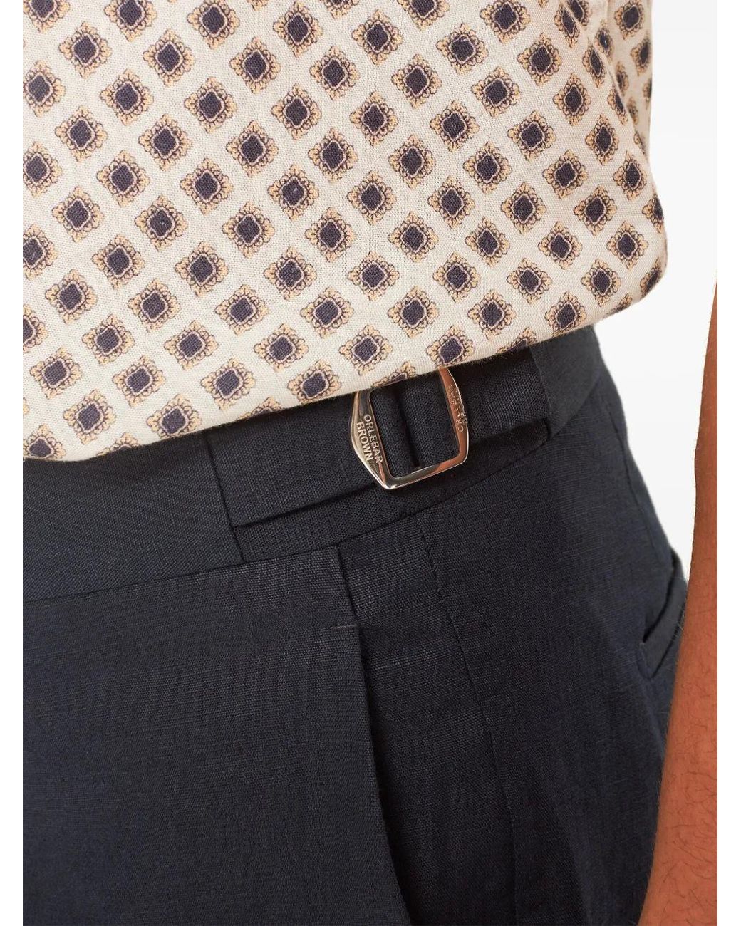 Orlebar Brown Blue Griffon Tailored Trousers for men