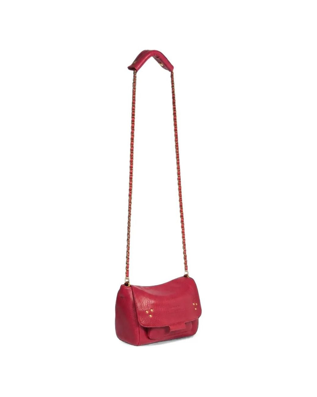 Jérôme Dreyfuss Red Lulu S Leather Shoulder Bag