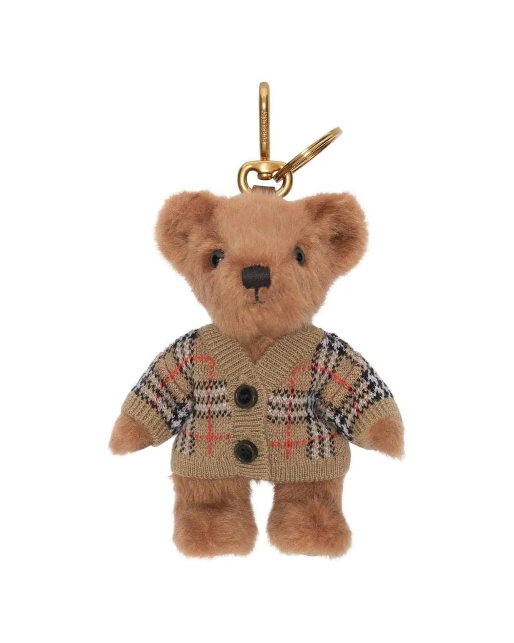 Burberry White Thomas Bear Charm