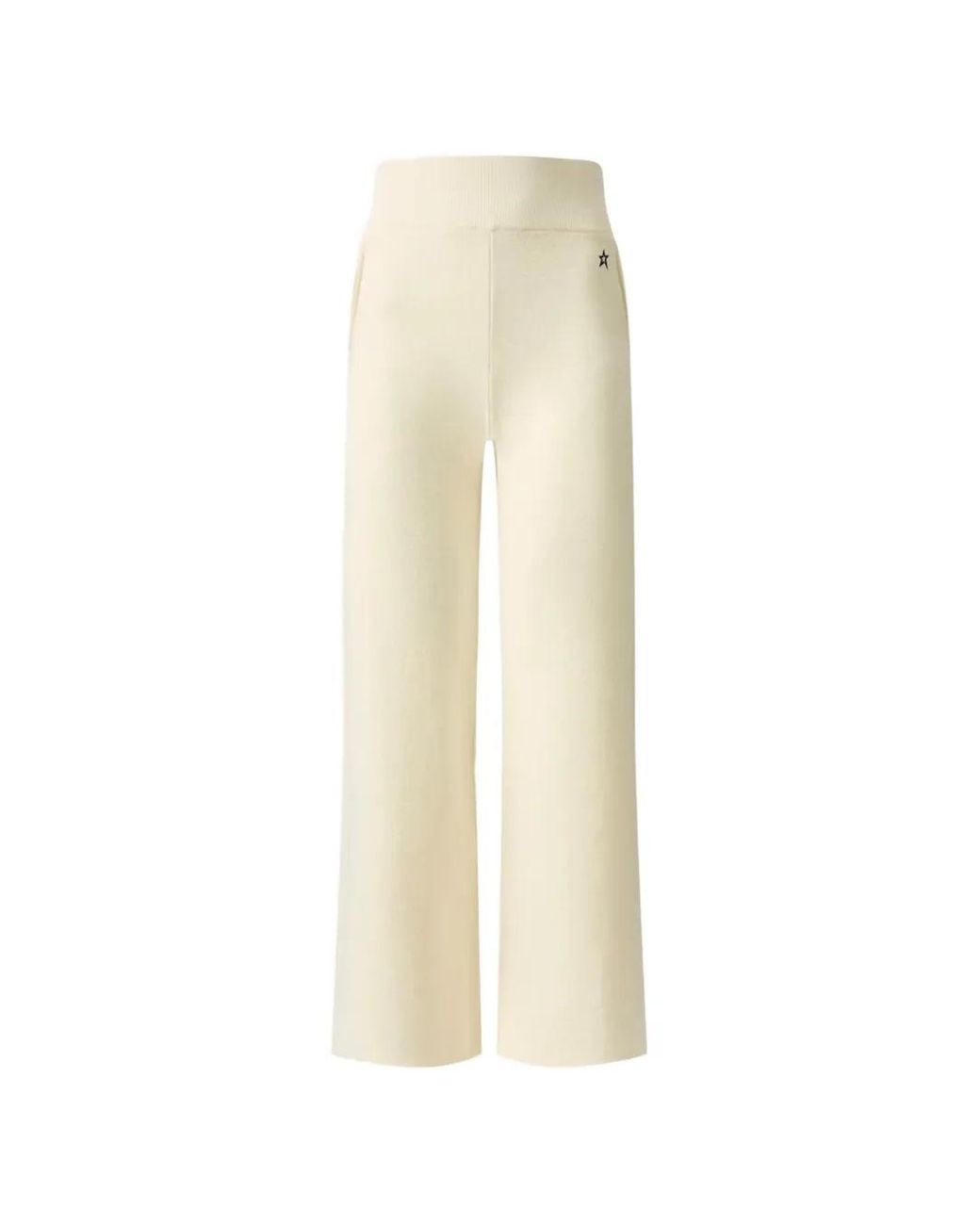 Perfect Moment White Chalet Merino Wool Knitted Pant