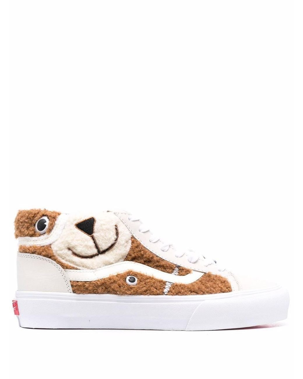 Vans Mid Zoo Skool Sneakers in White for Men | Lyst