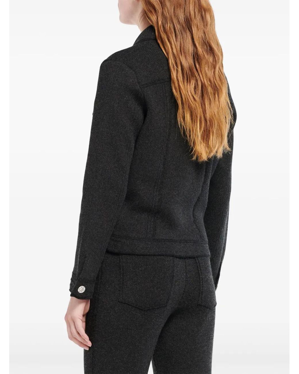 Sobrecamisa De Punto Barrie de color Black