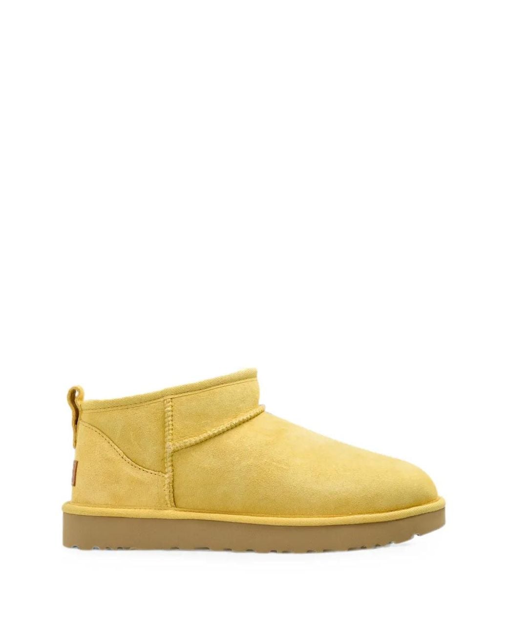 Ugg Yellow Classic Ultra Mini Boots