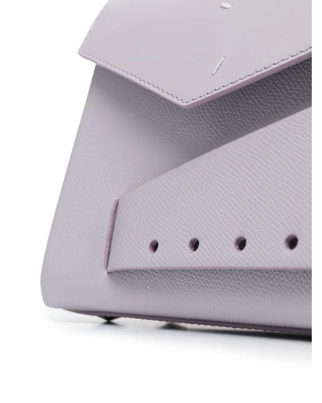 Maison Margiela White Small Snatched Classique Top-Handle Bag