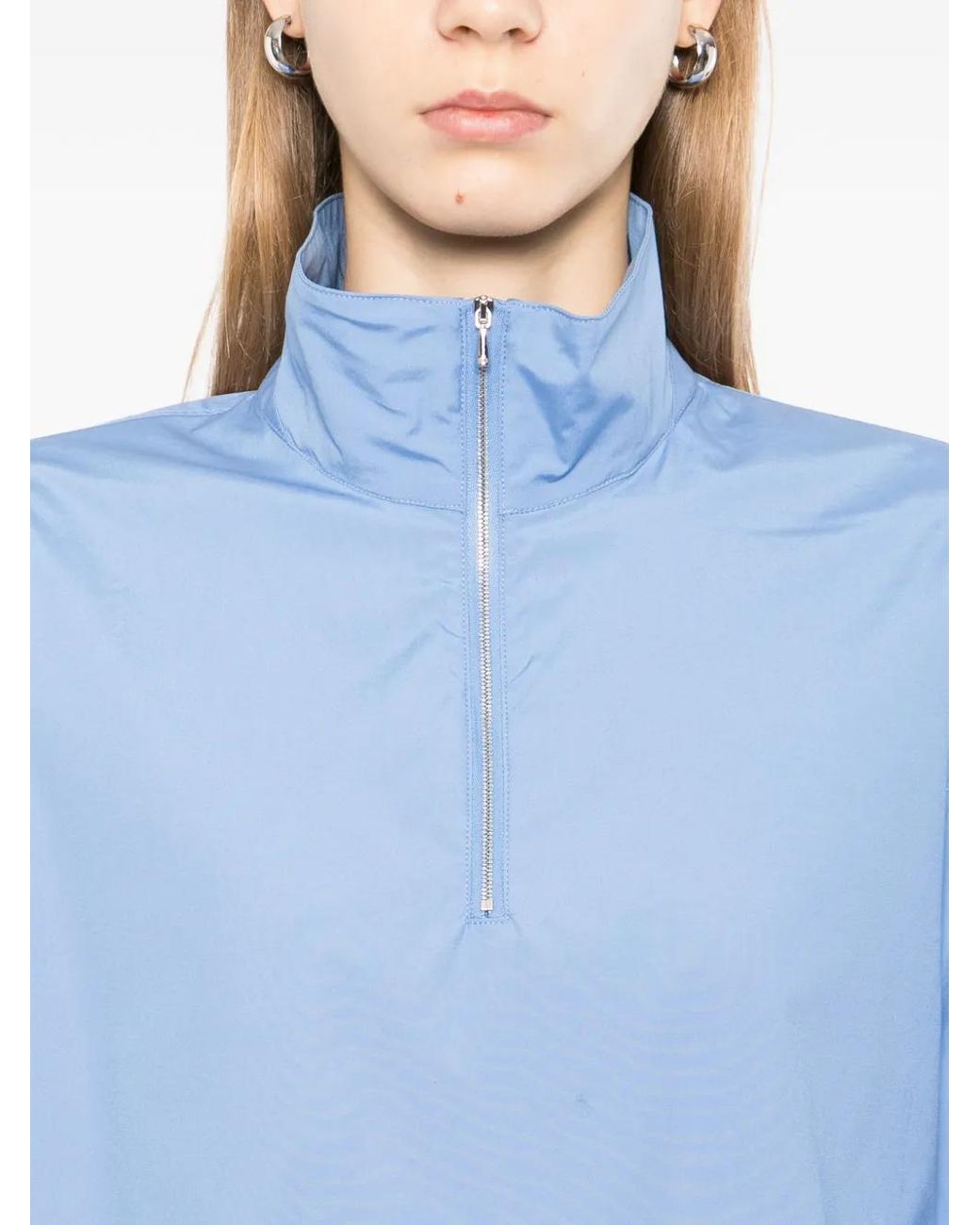 JNBY Blue Poplin Mini Dress