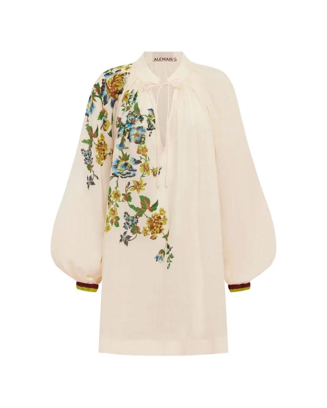 ALÉMAIS White Phyllis Mini Dress