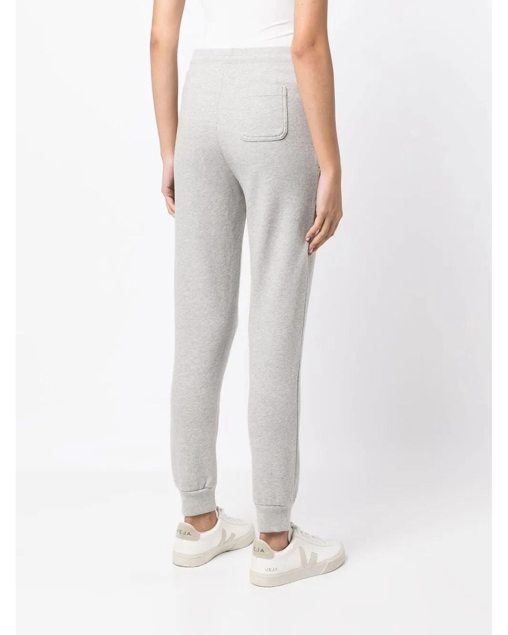 Maison Kitsuné Gray Slim-Cut Track Pants