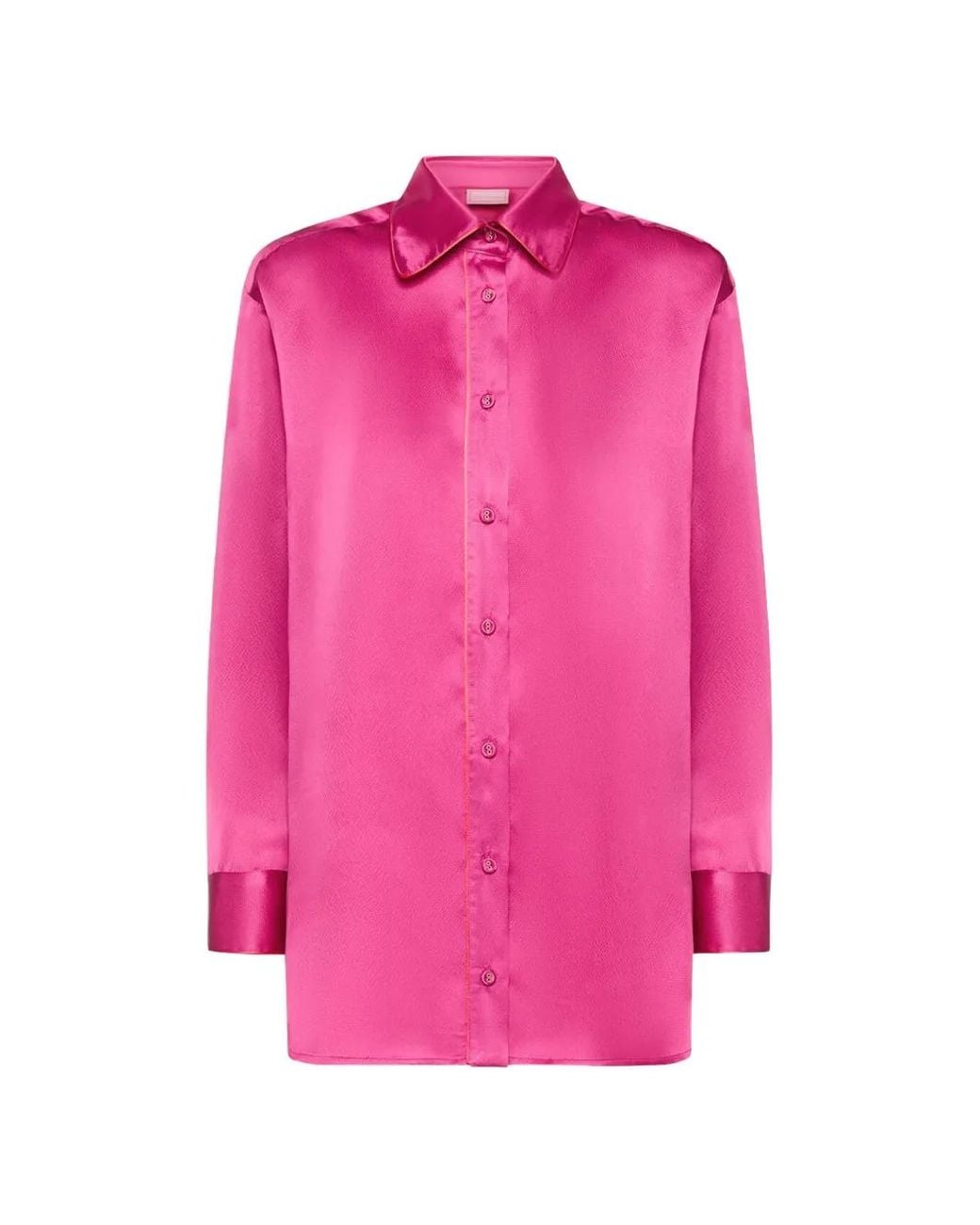 Pierre Louis Mascia Pink Mutka Silk Shirt